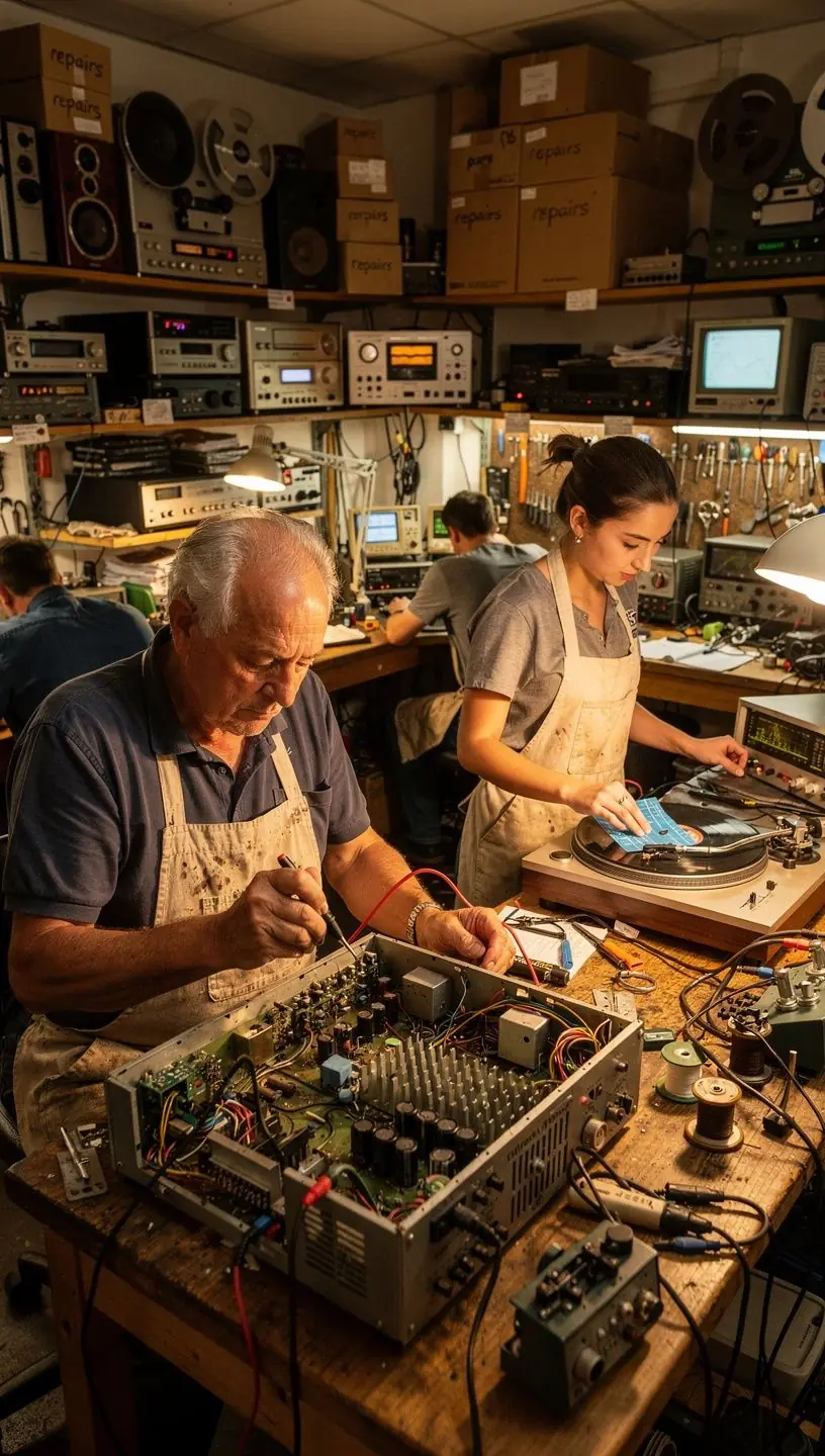 Amplifier components upgrade for enhanced audio performance